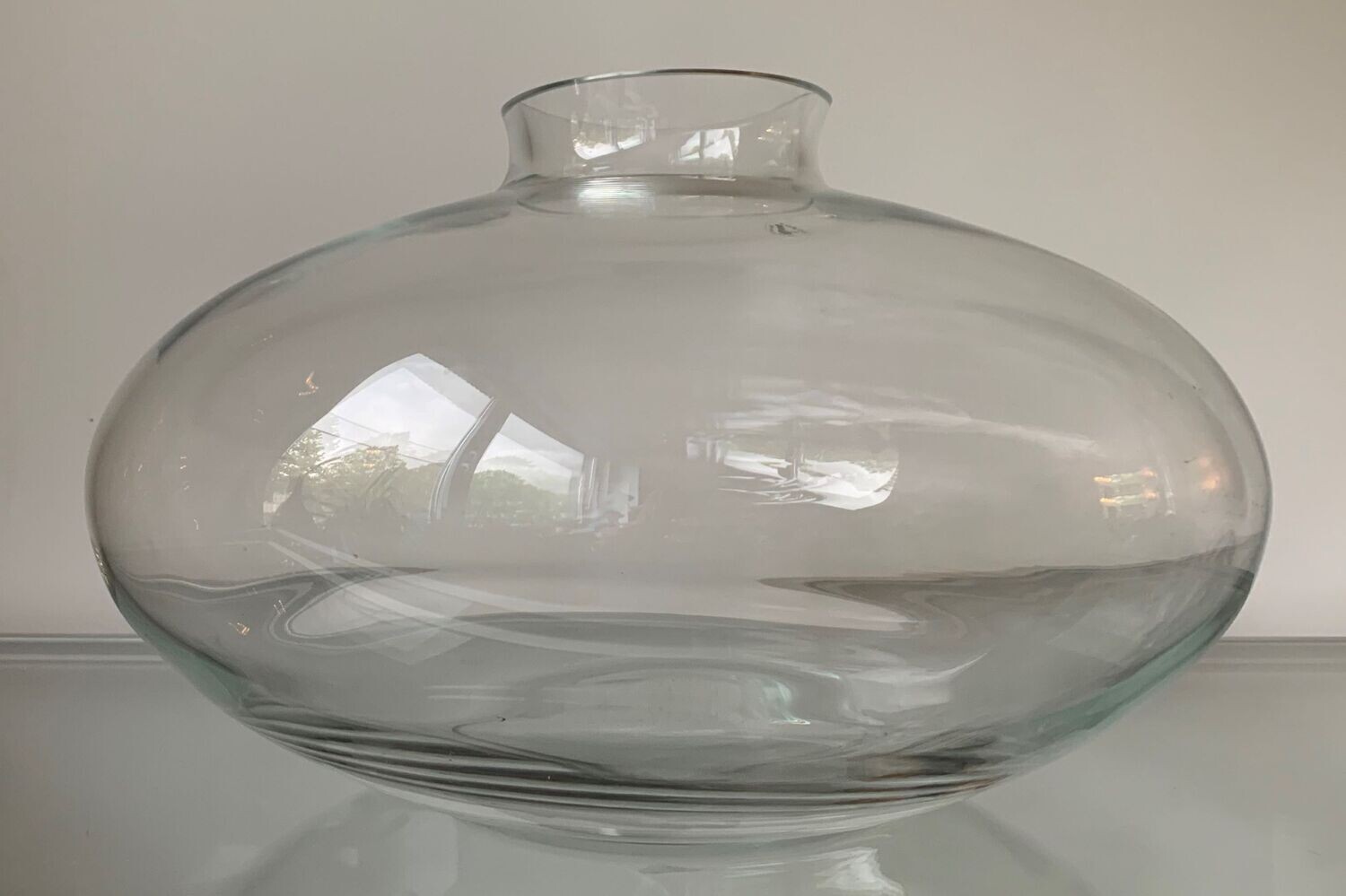 Grote design glazen vaas