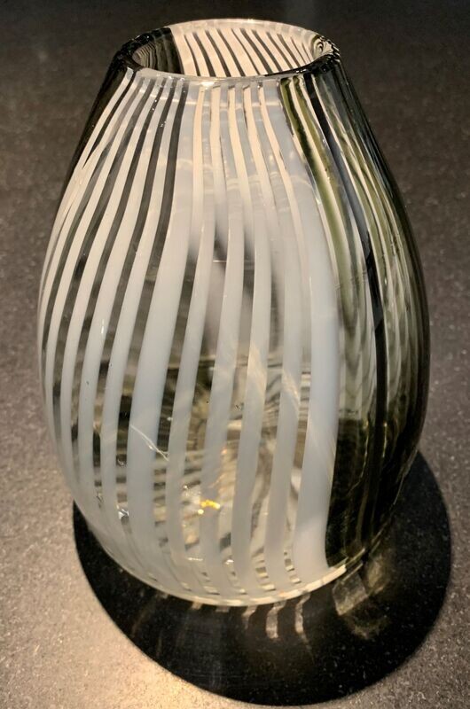 Glazen design vaas Nicky D.