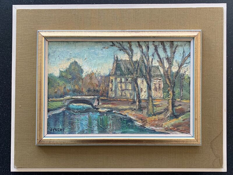 "Kasteel in de Ardennen", J. vu