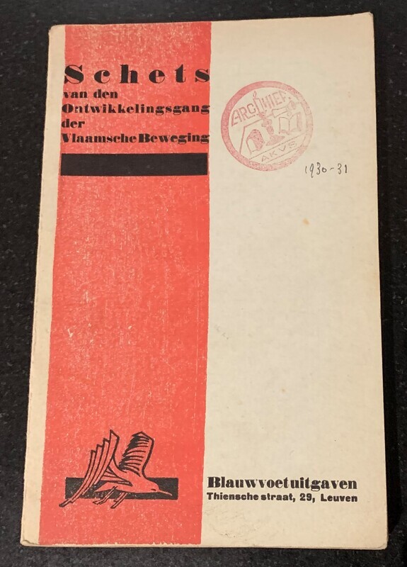 Schets van den Ontwikkelingsgang der Vlaamsche Beweging