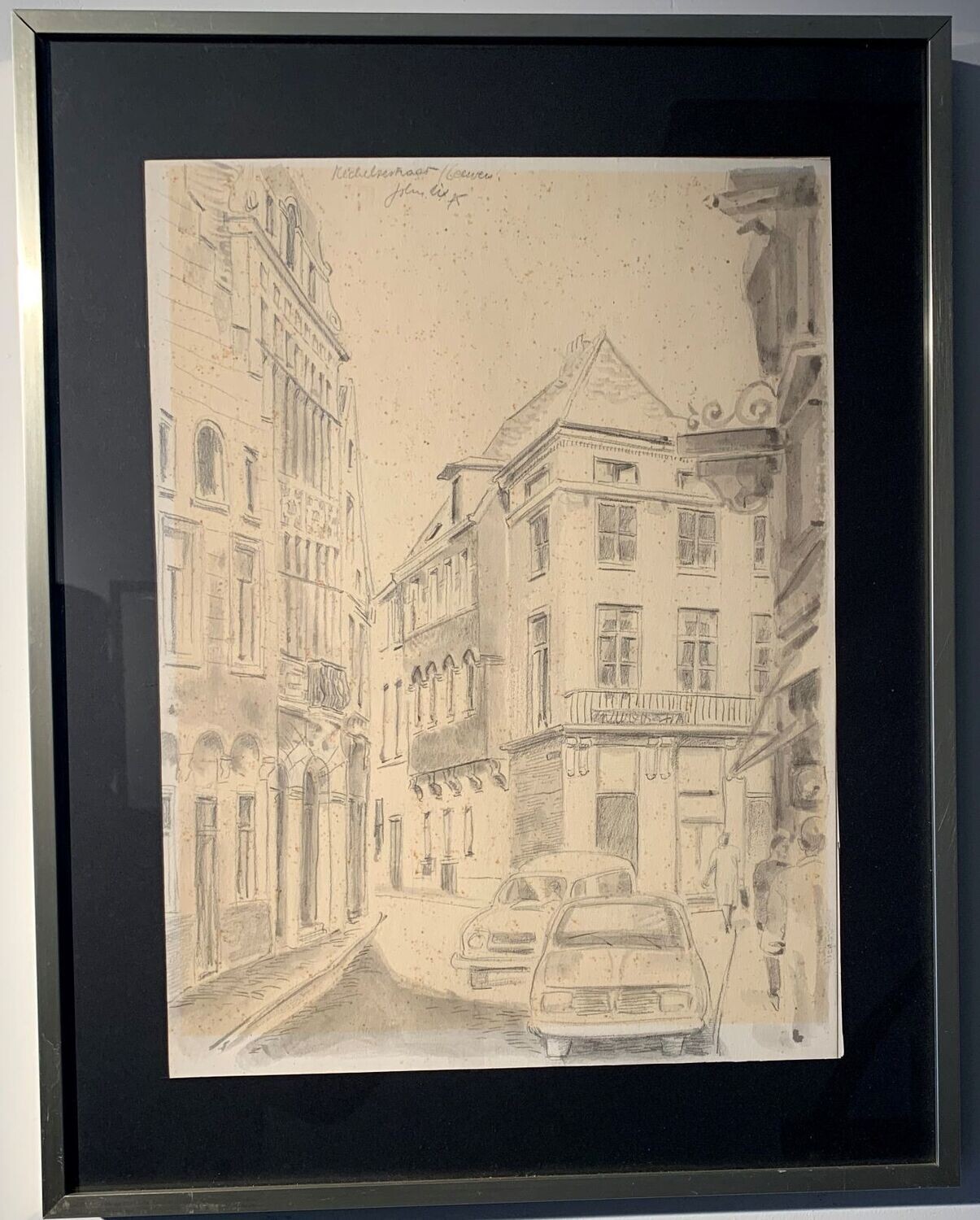 Mechelsestraat - hoek Wandelingenstraat Leuven; John Dix