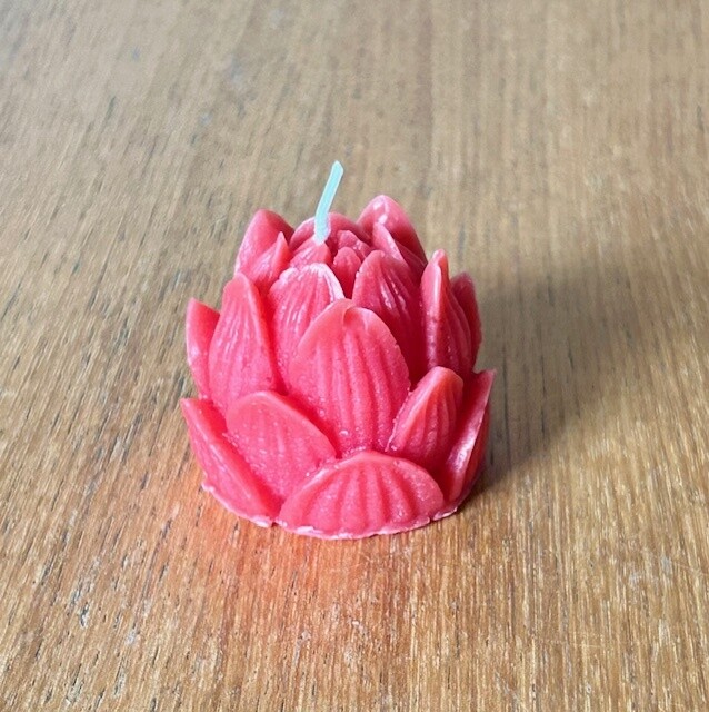 "flower" candle