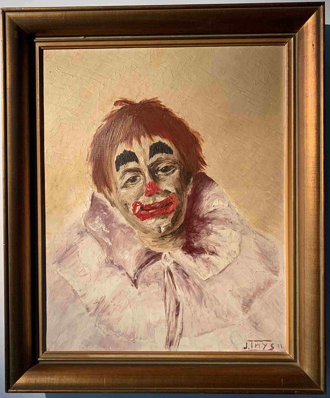 Clown (naar: Norman Rockwell The Clown)