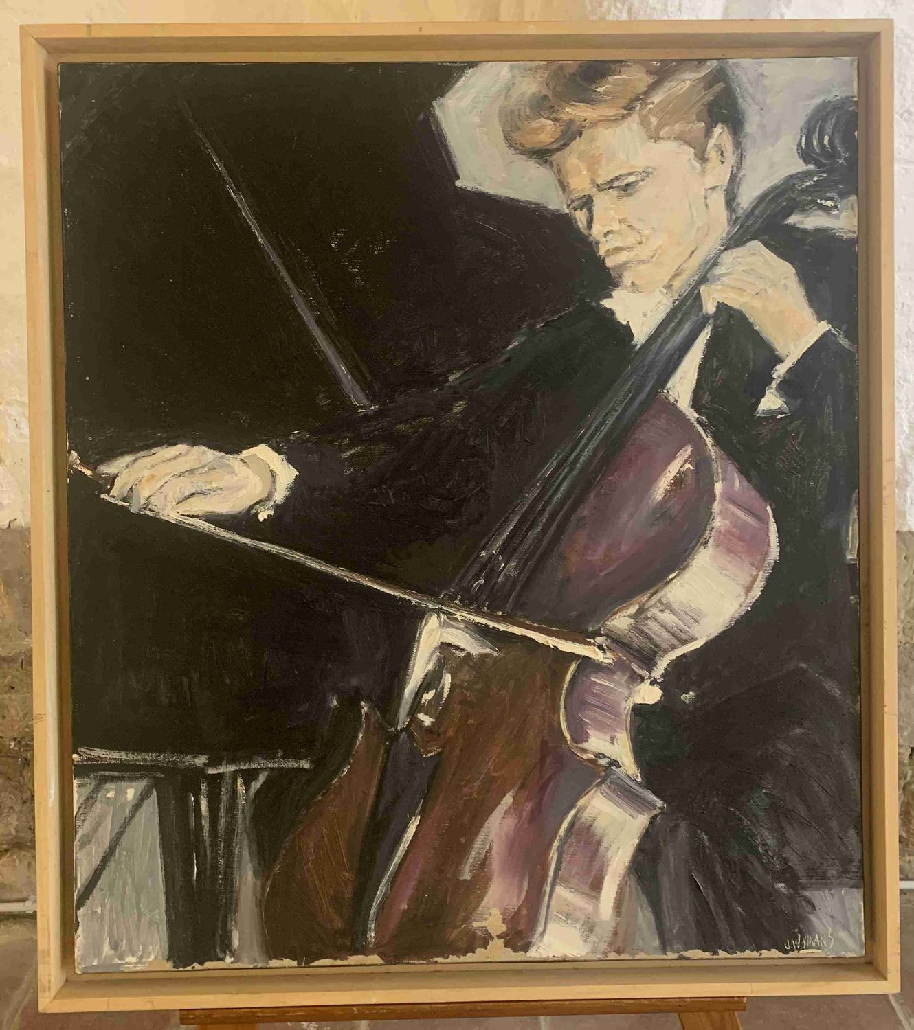 De cellist
Kunstenaar: John Wymans (1945-2006).