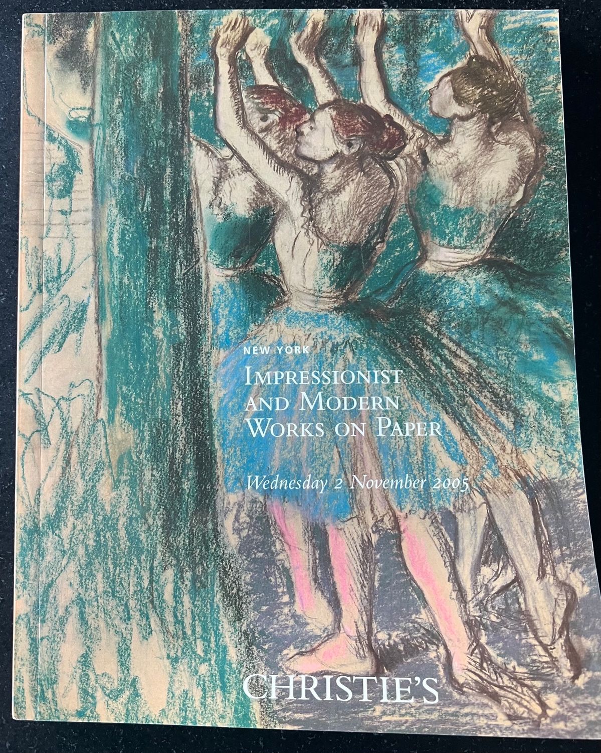 ​Christie’s Auction Catalogue: New York. Impressionist and Modern Works on Paper.