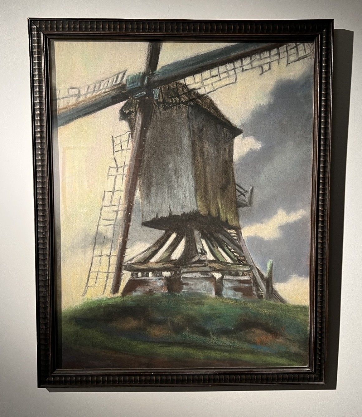 Staakmolen van Vivenkapelle Kunstenaar: Th. Beles ? (onduidelijk signatuur).