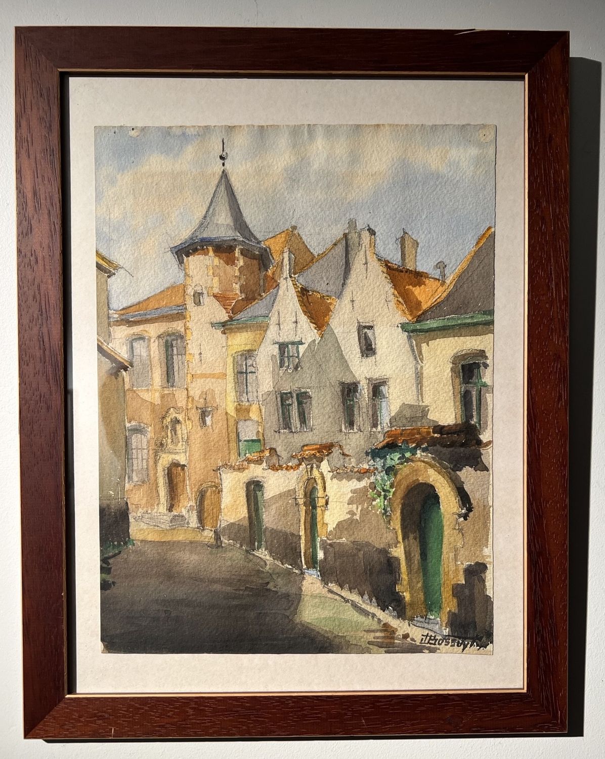 ​Sint-Elisabethbegijnhof te Kortrijk Kunstenaar: toegeschreven aan Jules Bossuyt (Waregem 1920- 2006).