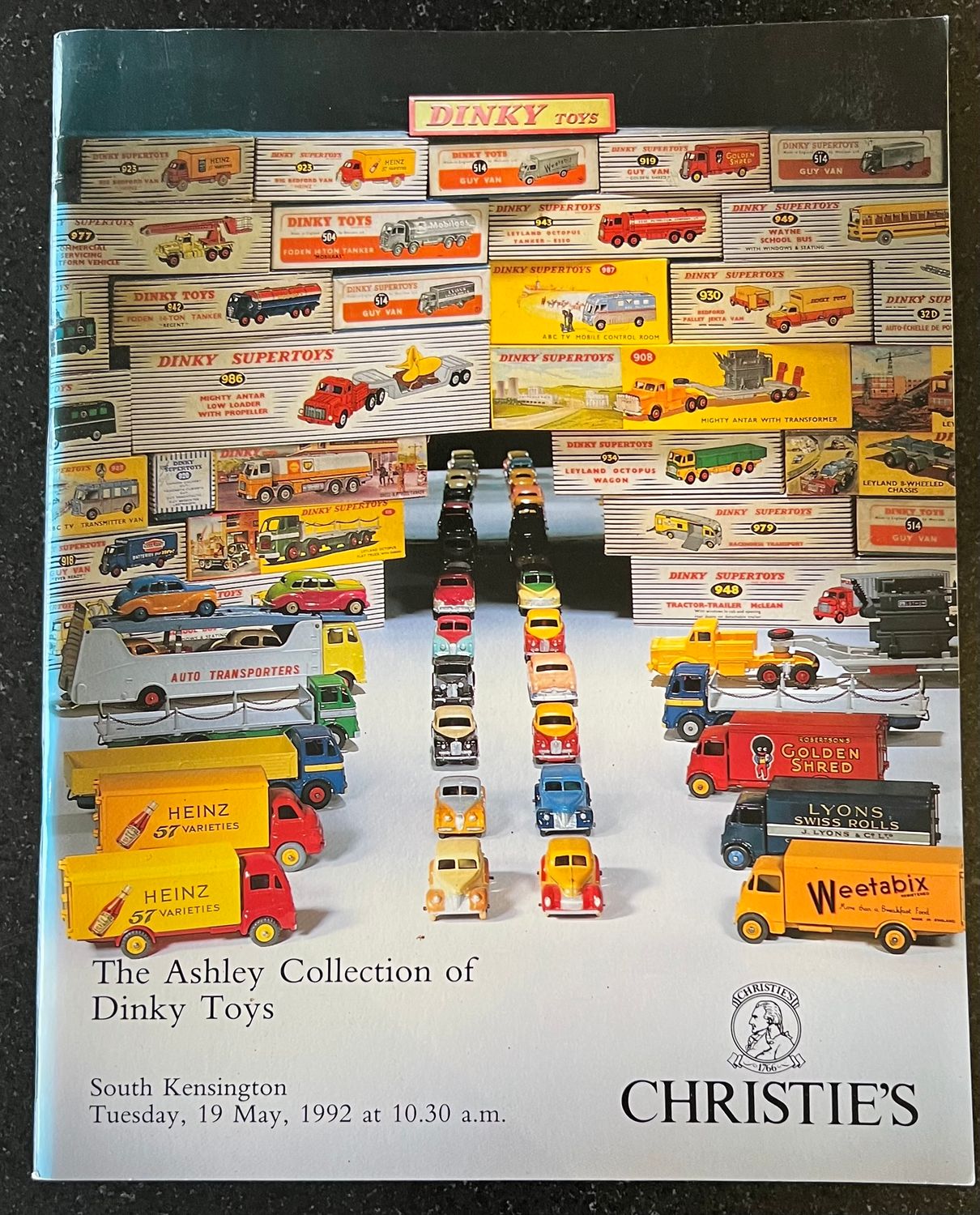 Christie’s Auction Catalogue: South Kensington. The Ashley Collection of Dinky Toys. Tuesday, 19 May, 1992