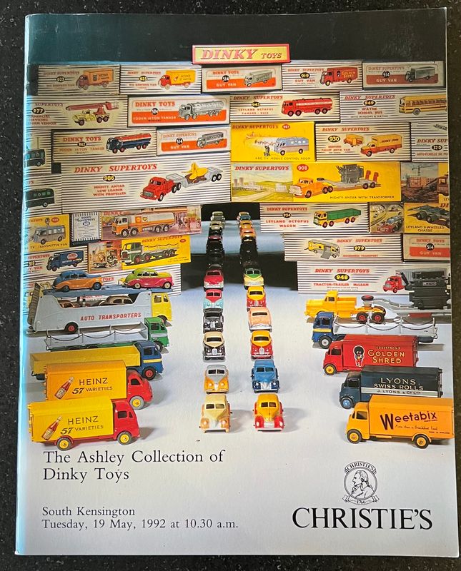 Christie’s Auction Catalogue: South Kensington. The Ashley Collection of Dinky Toys. Tuesday, 19 May, 1992