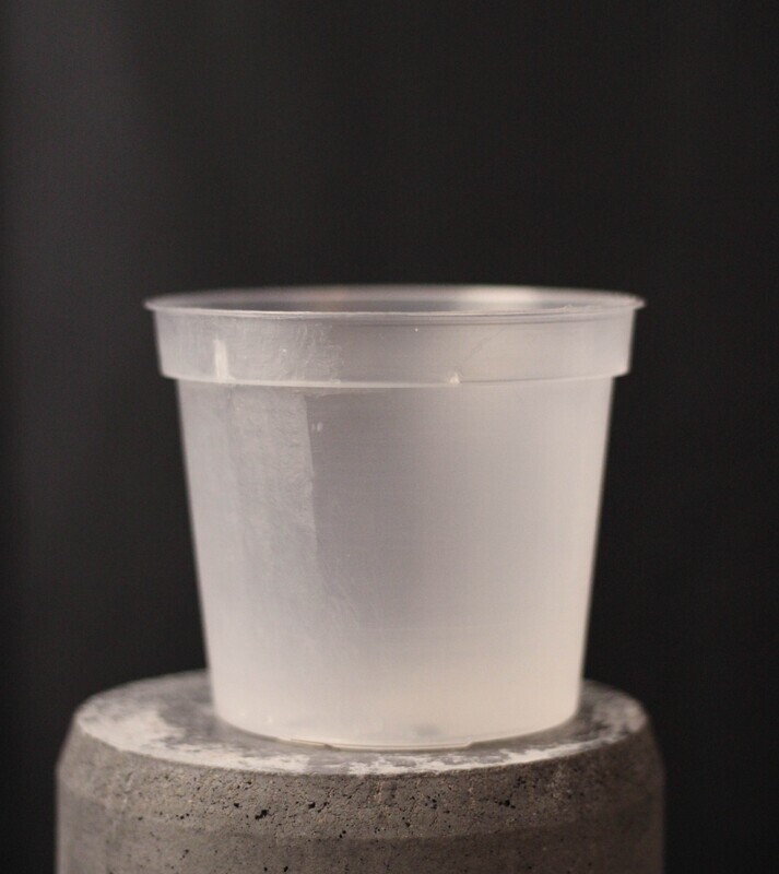 Clear Nursery Pot - 4&quot; (Hard)