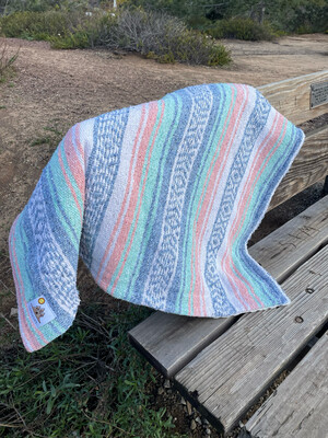 Baby Size Peach, Green &amp; Blue