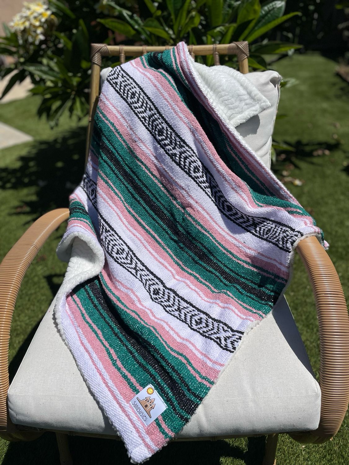 Baby Size Pink &amp; Green Stripe