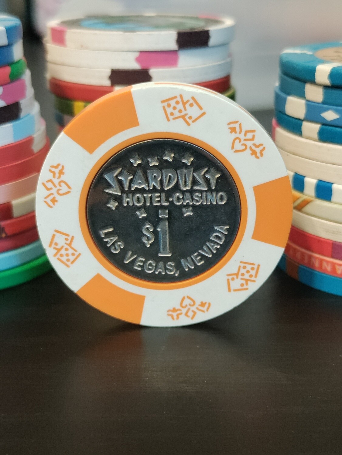 Random Casino Played Chip