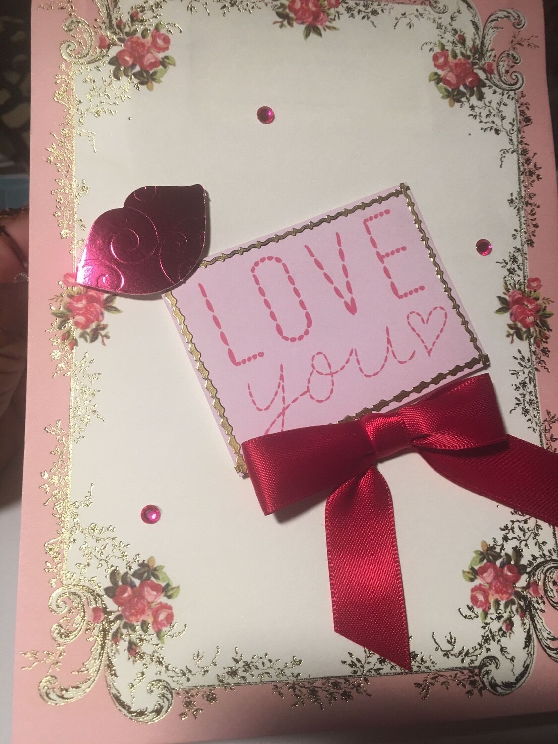 Love You Pop Up Window Card 💗