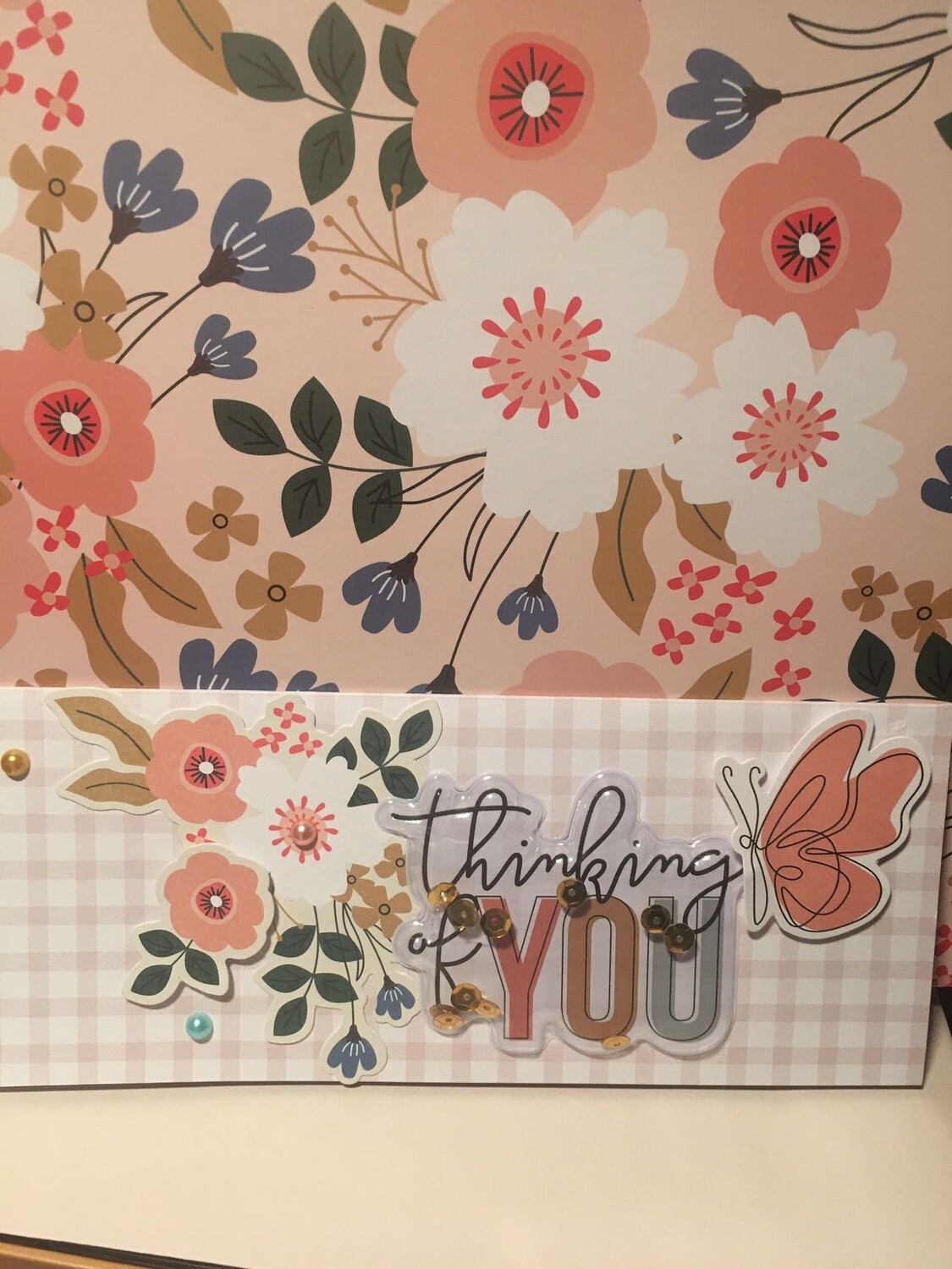 Thinking of You Card Shaker Card