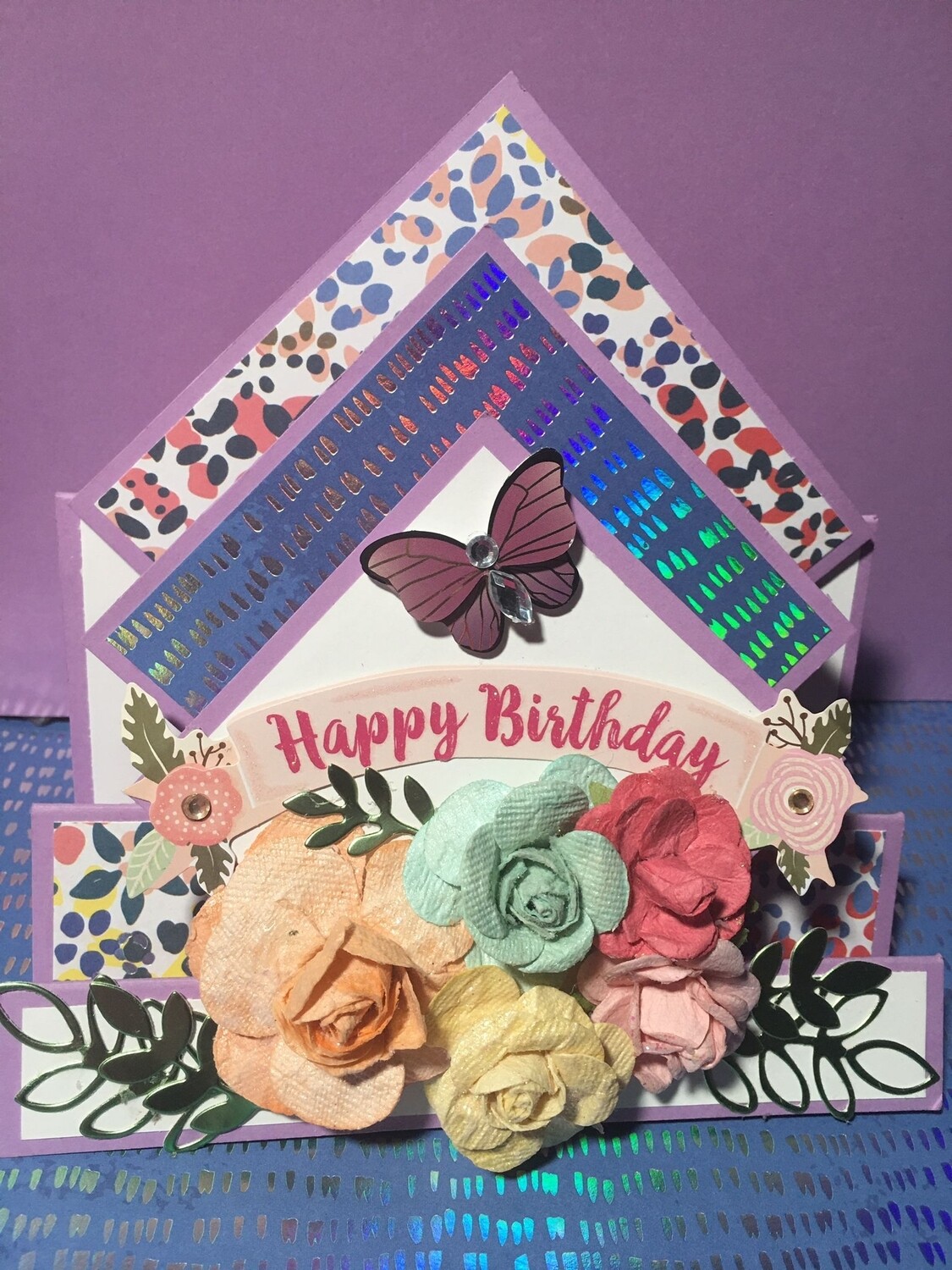 Diamond Stair Stepper Card 💎