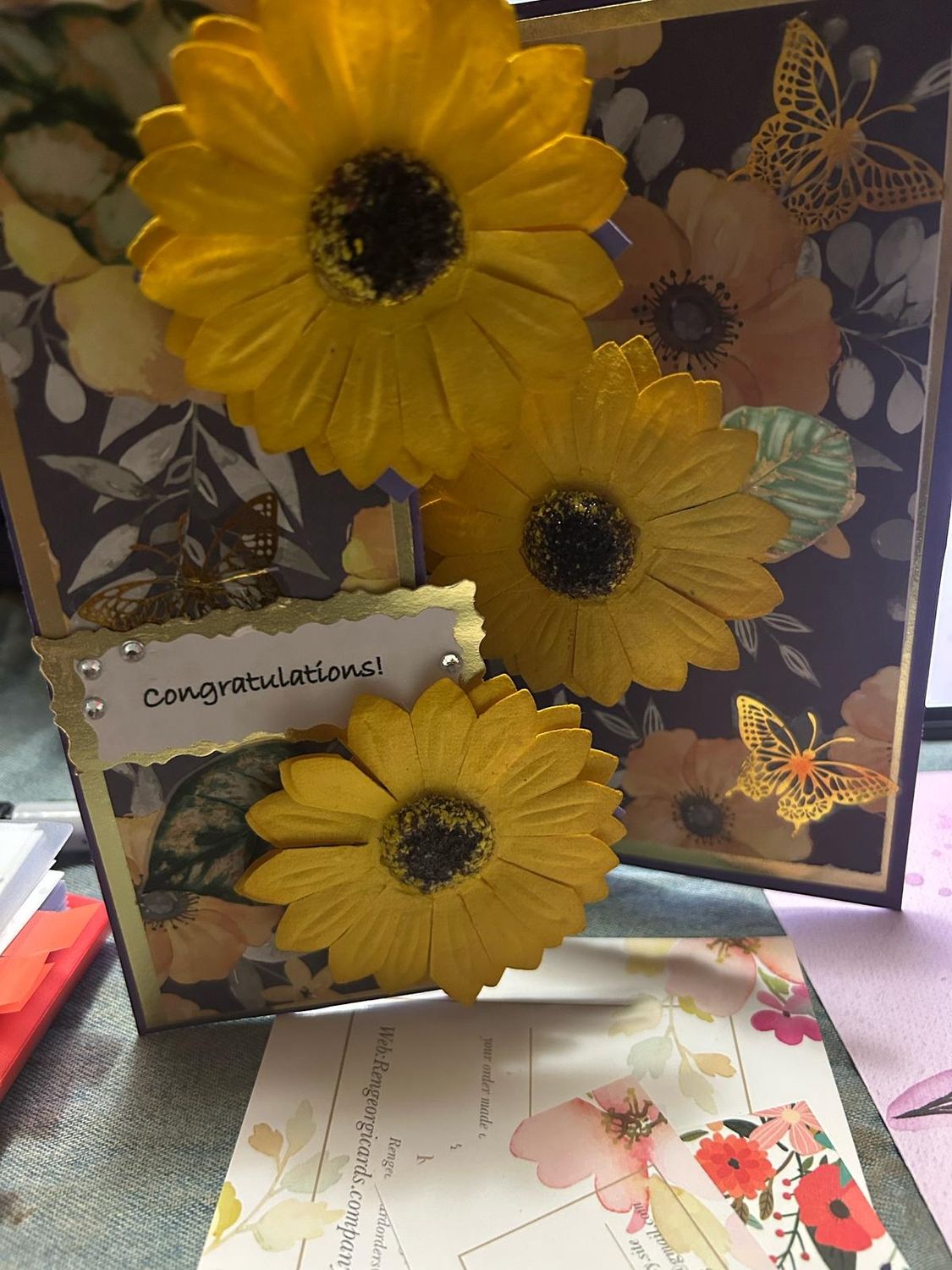 Sunflower Card