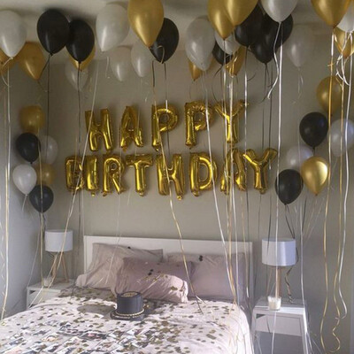 Hotel Room Decor With Balloons #4