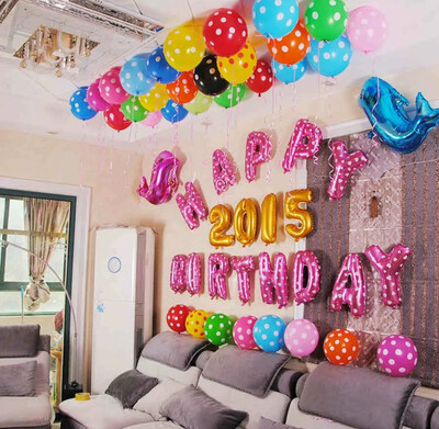 Hotel Room Decor With Balloons #7