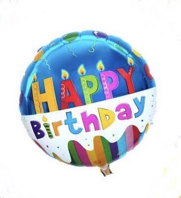 Happy Birthday Helium Balloon