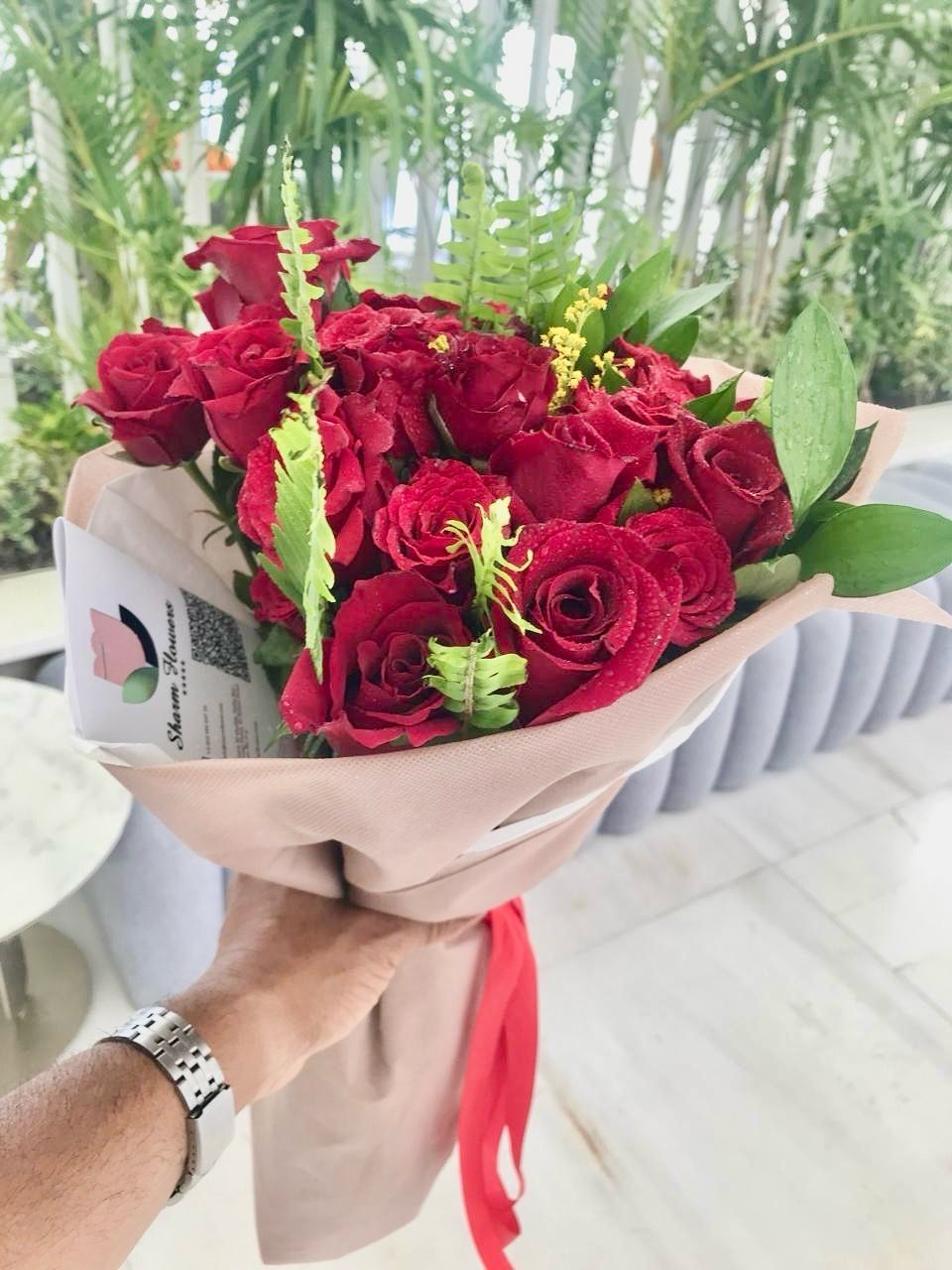 17 red Roses