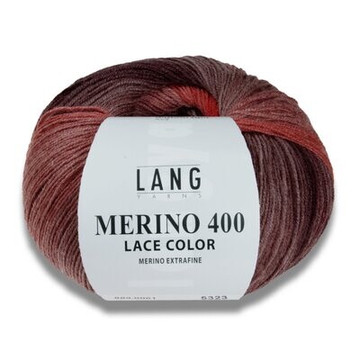 Lang Yarns Merino 400, Lace Color