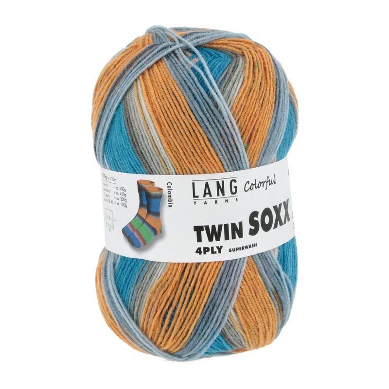 Lang Yarns, Twin Soxx Colorful Lang Yarns, Twin Soxx Colorful