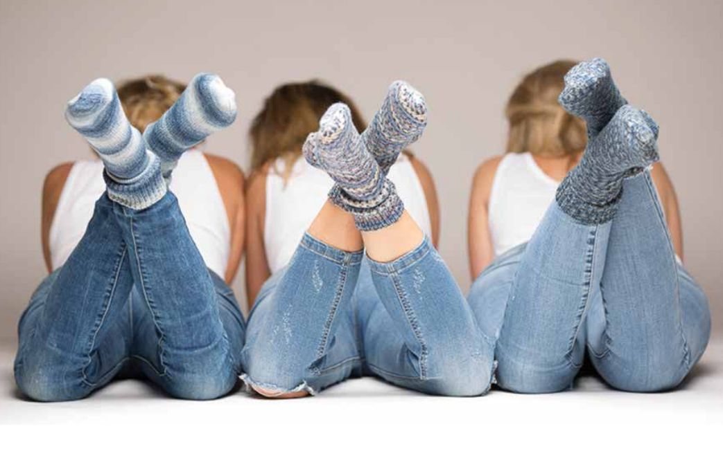 Grundanleitung Socken-Stricken 4- und 6-fädige Qualitäten, gratis