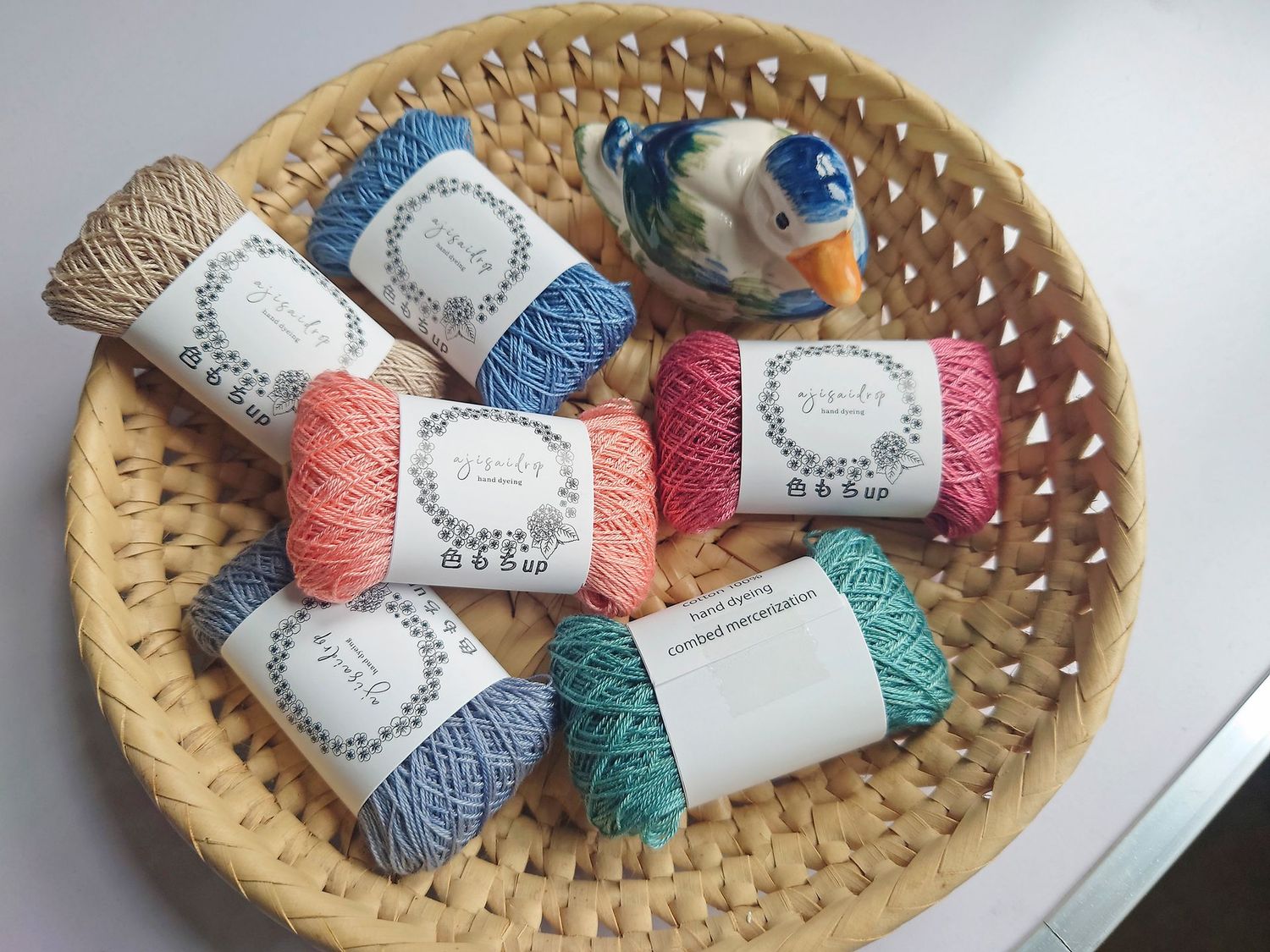 Ajisaidrop Stickgarn Sashiko 3