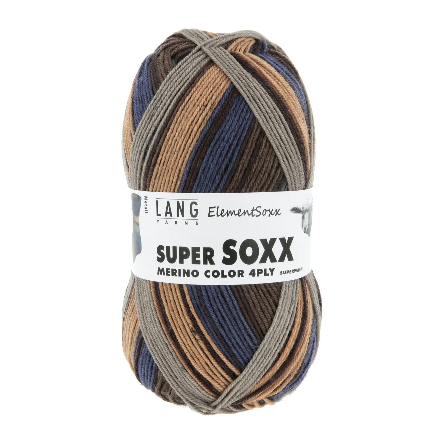 Lang Yarns Super SOXX Merino Color ElementSoxx