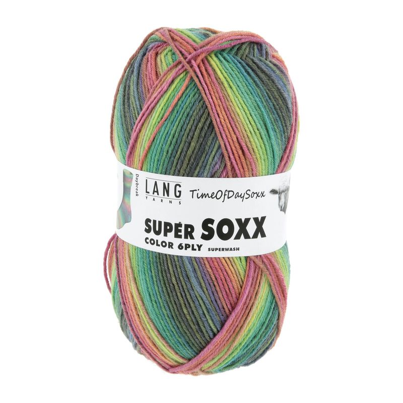 Lang Yarns Super Soxx Color 6ply TimeOfDaySoxx