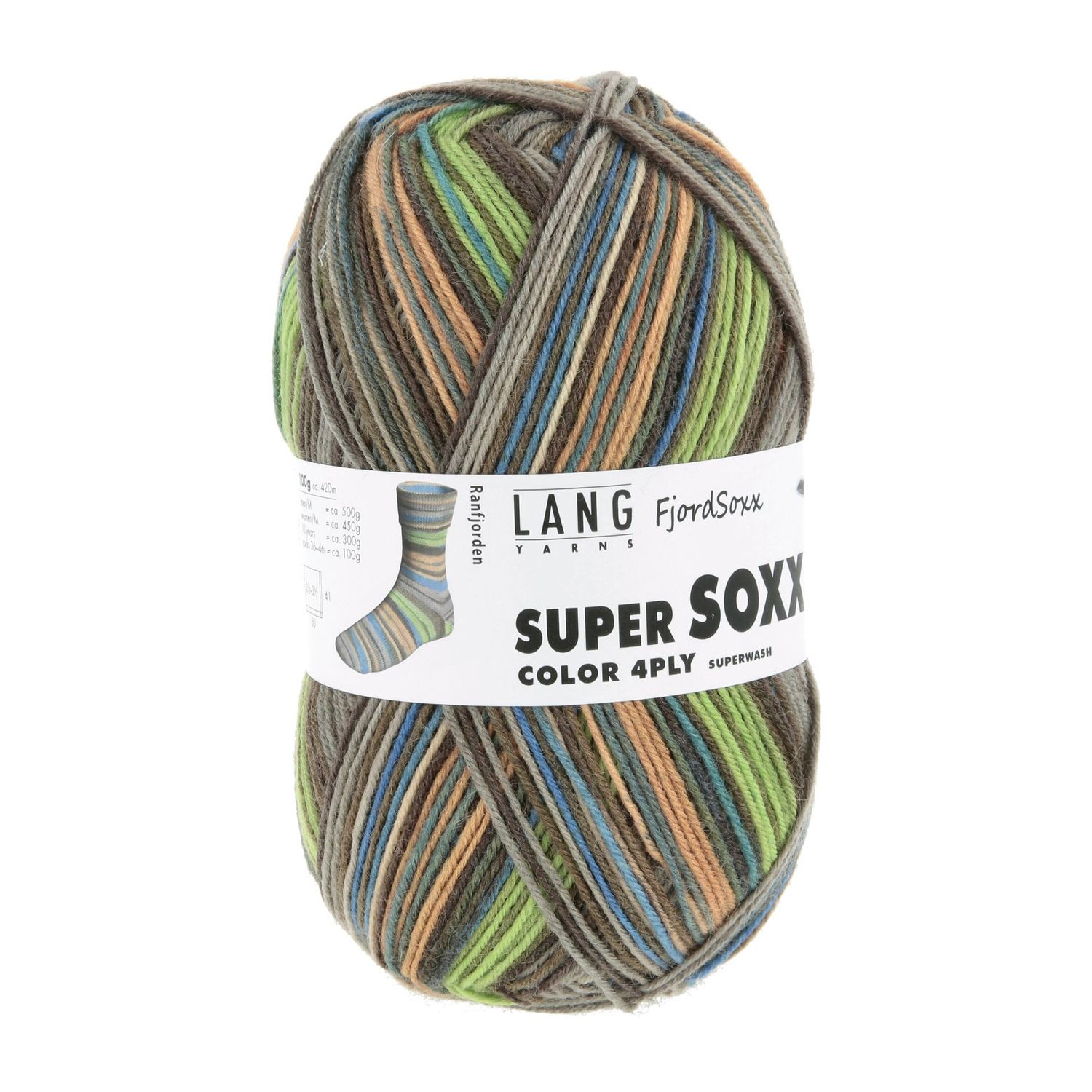 Lang Yarns Super SOXX Color FjordSoxx
