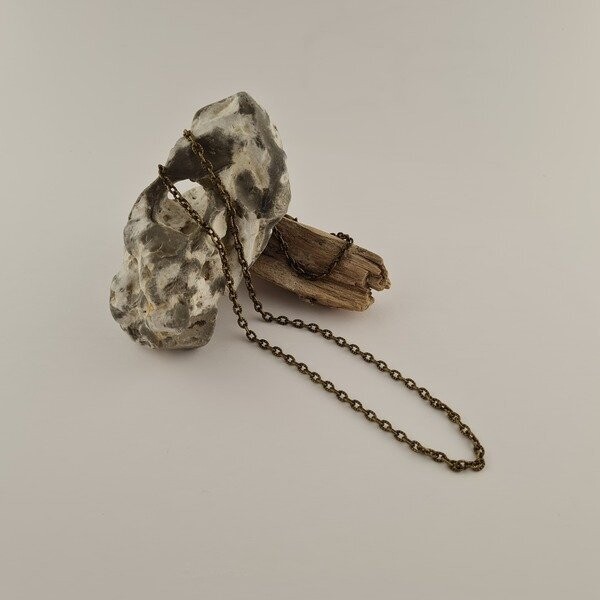 Gliederkette Bronzefarben, kurz 51cm