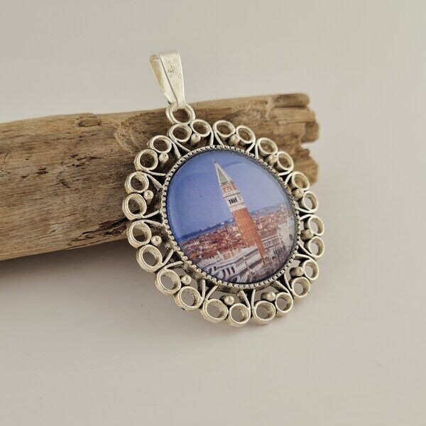 Medaillon "Campanile di San Marco" Silber