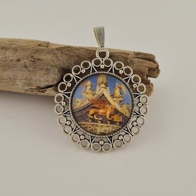 Medaillon "Leone San Marco" Silber