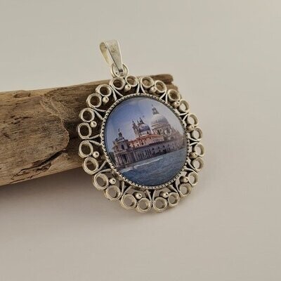 Medaillon "Santa Maria della Salute" Silber