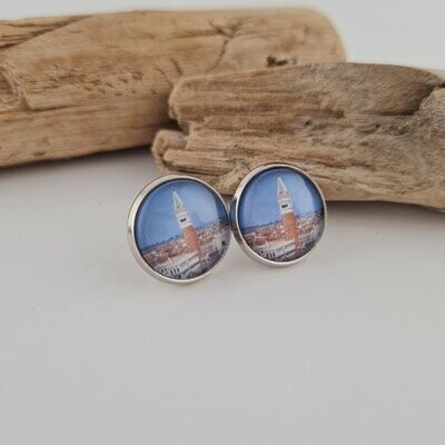 Ohrstecker Silber "Campanile di San Marco"