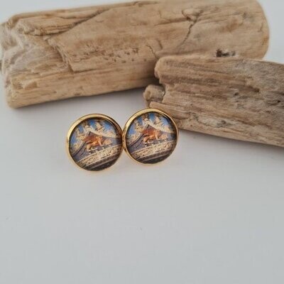 Ohrstecker Gold "Leone San Marco"