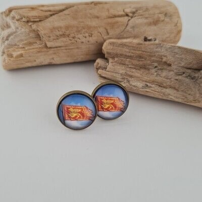 Ohrstecker Bronze Ohrstecker Bronze "Flagge der Republik Venedig"