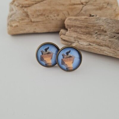 Ohrstecker Bronze "Leone Colonna"