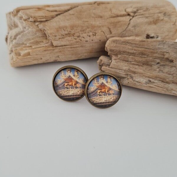 Ohrstecker Bronze "Leone San Marco"