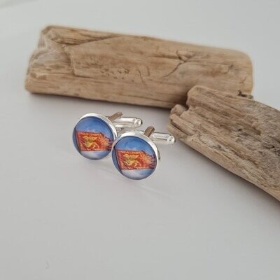 Manschettenknöpfe Silber Manschettenknöpfe Silber "Flagge der Republik Venedig"