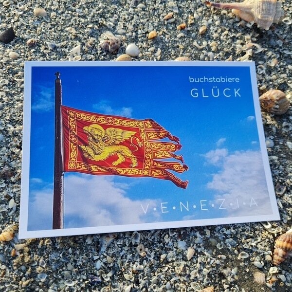 Postkarte "Glück Venezia"