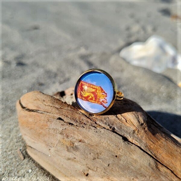 Ring "Flagge der Republik Venedig" Gold