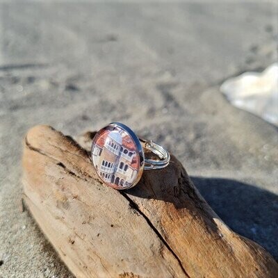 Ring "Scala del Bovolo" Silber