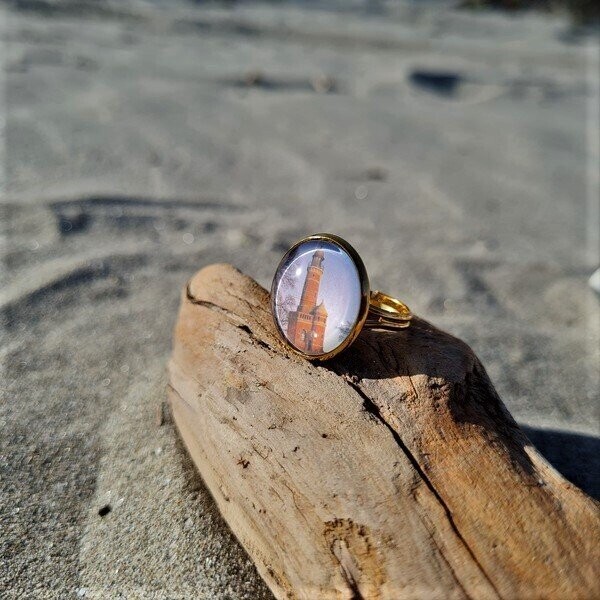 Ring "Leuchtturm Holtenau" Gold