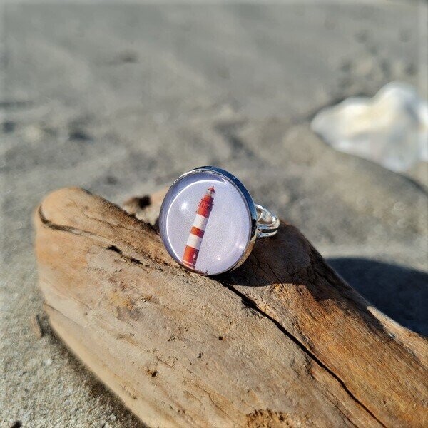 Ring "Leuchtturm Amrum" Silber