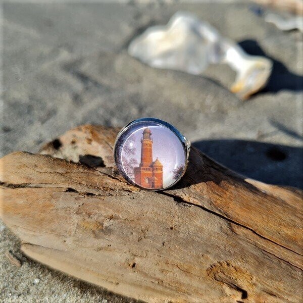 Ring "Leuchtturm Holtenau" Silber