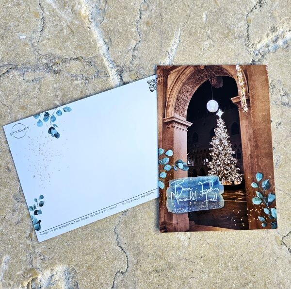 Postkarte "Weihnachten in Venezia"