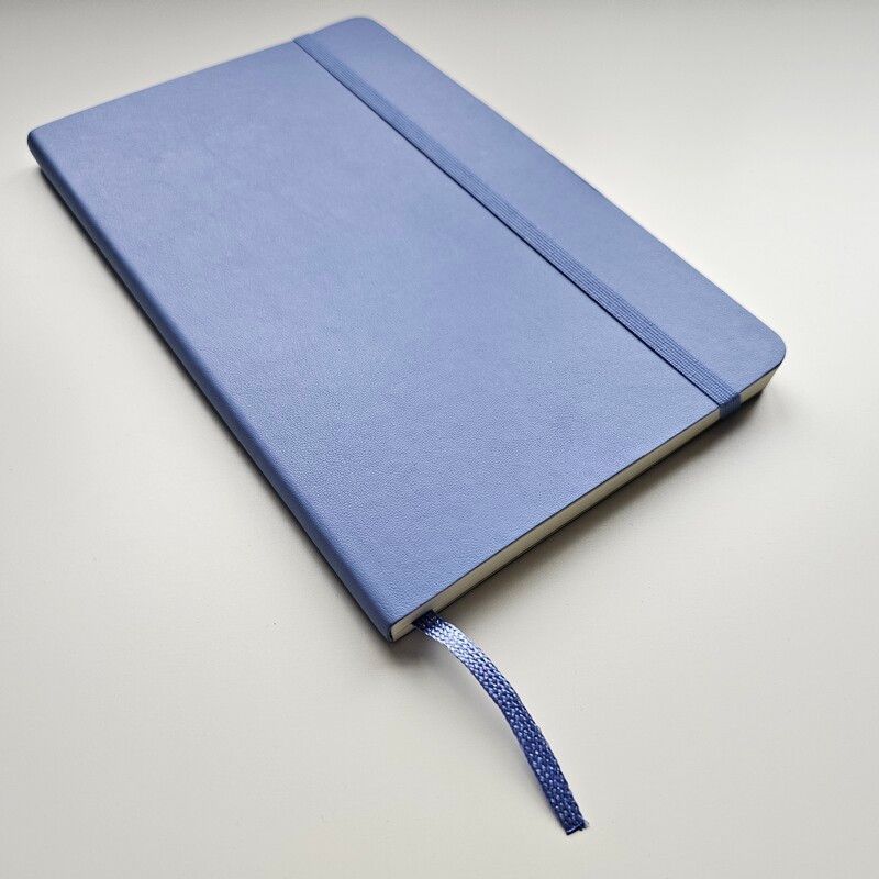 Moleskine-Notizbuch "Classic" Softcover-Einband Violett Hortensienblau